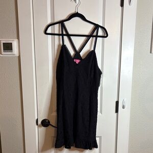 NWT Betsy Johnson Women’s Black Lace Dress